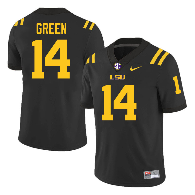 #14 Trey'Dez Green LSU Tigers Jersey,Louisiana State University Tigers Football Jersey-Black
